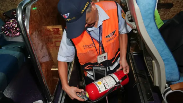 台灣公路總局在事件之後檢查巴士之類的大型客車