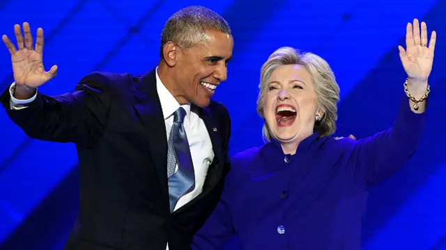 صدر اوباما اور اور نائب صدر جو بائیڈن نے بھی اس کنونشن سے خطاب کیا تھا