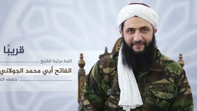 Dalam rekaman video, Abu Mohammed al-Julani mengutarakan perubahan nama Jabhat Al-Nusra menjadi Jabhat Fateh Al-Sham atau Front Penaklukan Suriah.