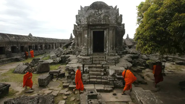 Đền Preah Vihear là tâm điểm tranh chấp giữa Thái Lan và Campuchia trong thời gian dài