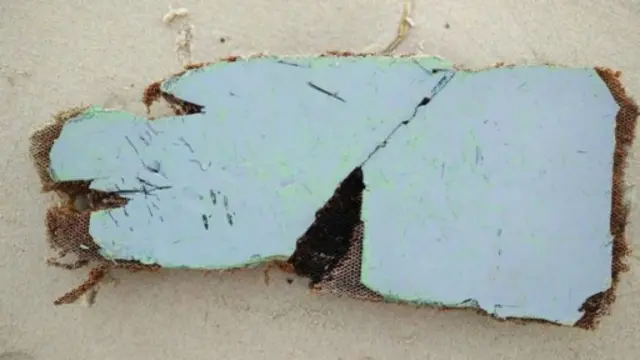MH370襟副翼殘骸邊緣呈鋸齒狀