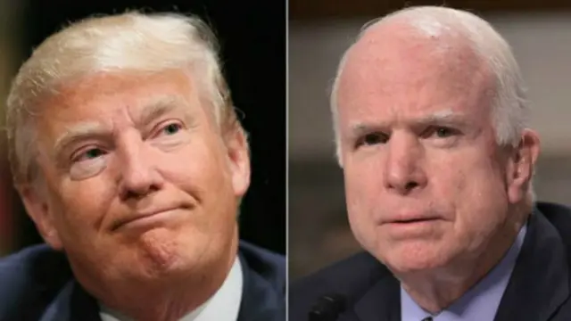 特朗普的言论在共和党内部也引发很大争论。麦凯恩是至今为止最高级别的参议员对其表示批评。