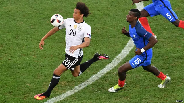 Bersama timnas Jerman, Sane telah berkiprah dalam Piala Eropa 2016 di Prancis, walaupun masih berstatus pemain cadangan.