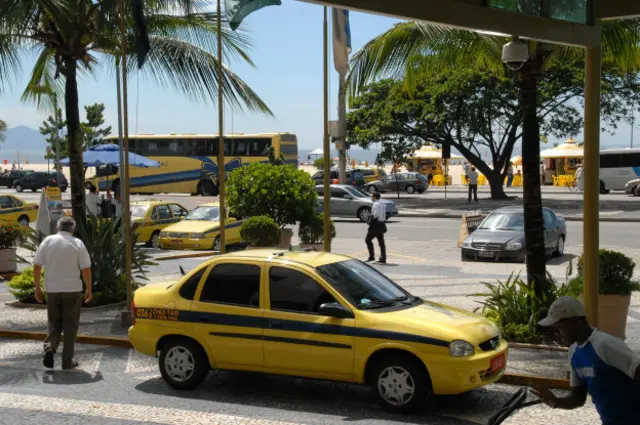 В таксі у Ріо краще зачиняти вікна