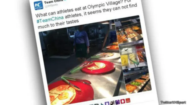 里約奧運村的食物多為西方飯菜