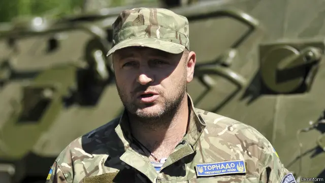 Екс-заступник командира спецбатальйону МВС України "Торнадо" Микола Цукур 