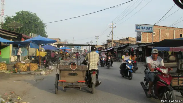 Di luar kawasan yang dilanda kerusuhan, secara umum suasana kota Tanjung Balai telrihat normal.