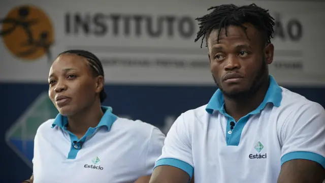 дзюдоїсти попул місенга та йоланде мабіка