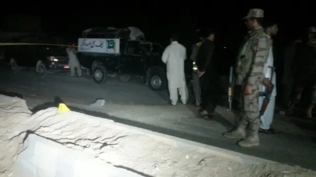 دھماکہ ریموٹ کنٹرول کے ذریعے کیا گیا جس کے لیے ڈھائی سے تین کلو مواد استعمال کیا گیا تھا