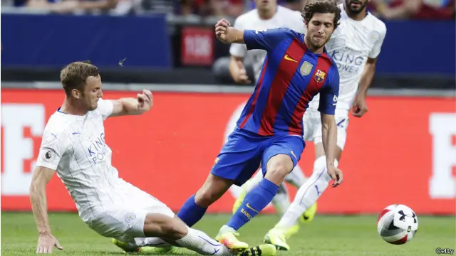 Laga pemanasan pra musim ini akhirnya dimenangkan Barcelona 4-2.