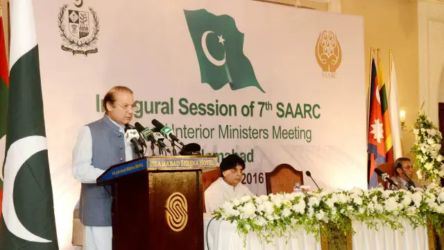 نواز شریف نے خطے کی ترقی کے لیے باہمی اشتراک پر بھی زور دیا