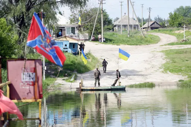 Річка Сіверський Донець біля села Жовте на Луганщині