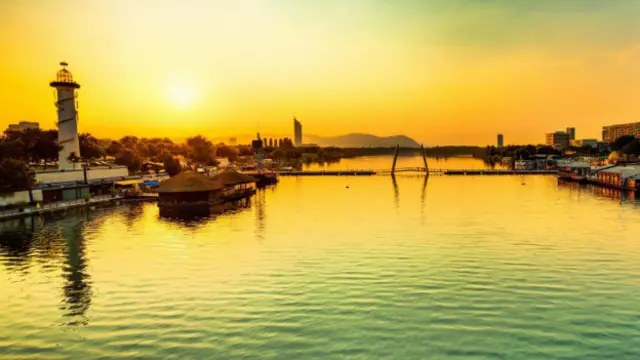 多瑙河畔的維也納都市風光(圖片來源：Getty Images)