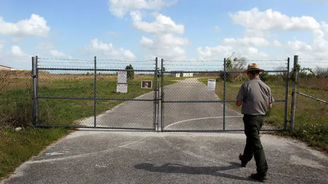 大沼泽地核弹基地的侵入者将被立即射杀（图片来源：盖蒂图片)