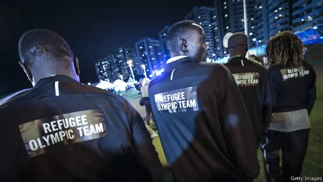 Dari 10 atket kontingen pengungsi, lima di antara mereka berasal dari Sudan Selatan.