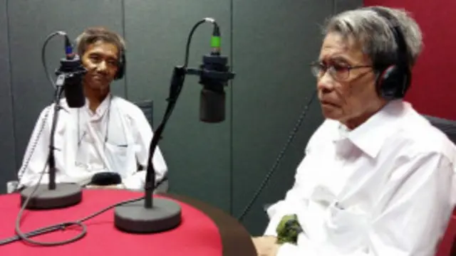 ဦးနိုင်းနိုင်းနဲ့ ဦးဝင်းကြူတို့ ရန်ကုန် စတူဒီယို ထဲကနေ ပါဝင် ဆွေးနွေးခဲ့