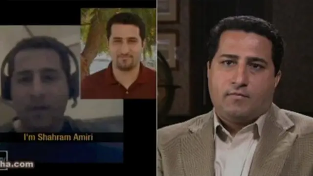 ثلاثة مقاطع فيديو تعطي روايات متضاربة بشأن ظروفه عندما كان في الولايات المتحدة