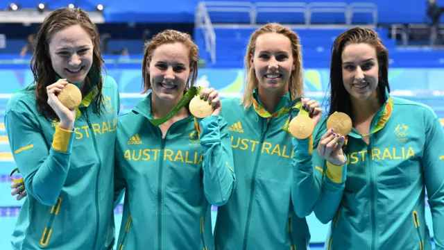 اسټراليا دواړه د سرو زرو مډالونه د لامبو وهلو په سياليو کې ترلاسه کړل.