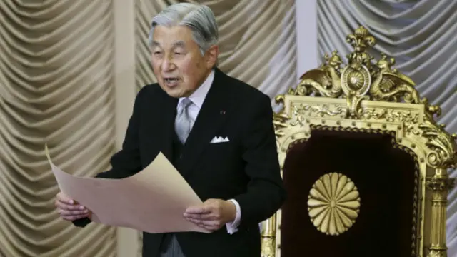 Nhật hoàng Akihito năm nay 82 tuổi