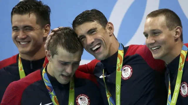 فیلپس کے لیے ریکارڈ 19واں طلائی تمغہ اور ریو اولمپکس میں پہلا تمغہ