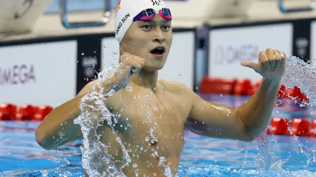 چین کے لن یوے نے اپنے تمغے کواپنے والدین کے نام منسوب کیا ہے