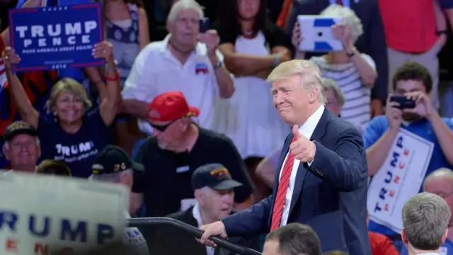Bình luận tranh cãi của ông Trump được nói tại Wilmington, North Carolina