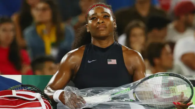 امریکہ کی سٹار ٹینس کھلاڑی سیرینا ولیمز یوکرین کی الینا سویتولینا سے ہار کر اولمپکس سے باہر ہو گئیں۔