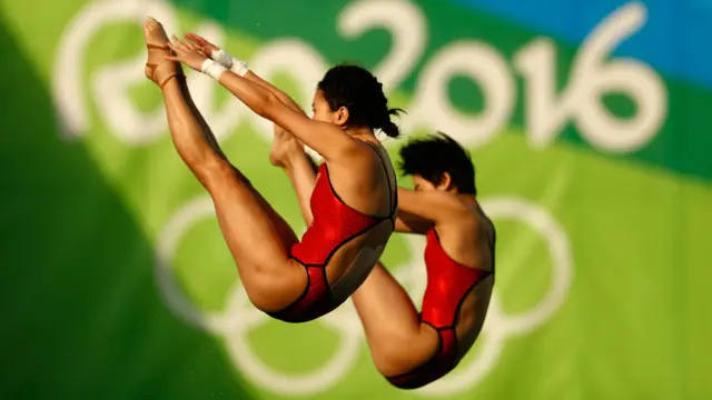 中国的陈若琳、刘蕙瑕组合（9/8/2016）