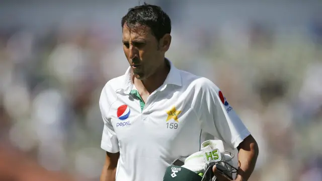 یونس خان حالیہ سیریز میں چھ اننگز میں صرف 122 رنز بنا سکے ہیں