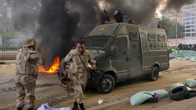 لا تزال جماعة الإخوان المسلمين عبر منابرها خارج مصر تطالب تقديم المسؤولين عن فض الاعتصام للمحاكمة أمام جهات دولية.