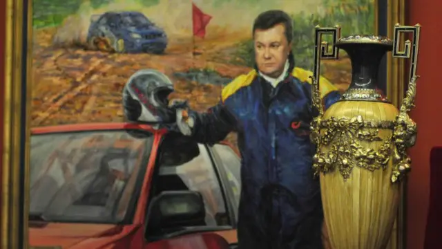 Віктор Янукович заявляв, що йому належав тільки розташований на території резиденції Межигір'я будинок, за який він заплатив з особистих коштів трохи більше 3 мільйонів доларів і який офіційно задекларував. А страуси на території резиденції "просто жили"