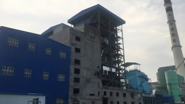 湖北發生管線爆炸的發電站