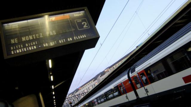 瑞士的火车会在计划时间的三分钟之内抵达（图片来源：盖蒂图片社)