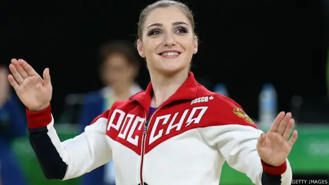 د روسيې د جمناسټک لوبغاړې عاليه مصطفينا