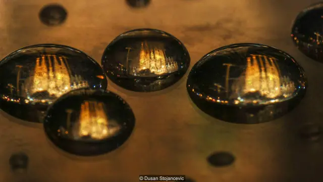 La Sagrada Familia di Barcelona, Spanyol.