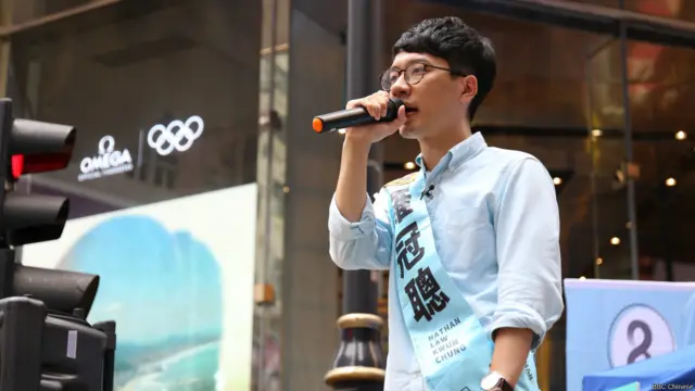Nathan Law là một trong những thủ lĩnh sinh viên lãnh đạo biểu tình năm 2014
