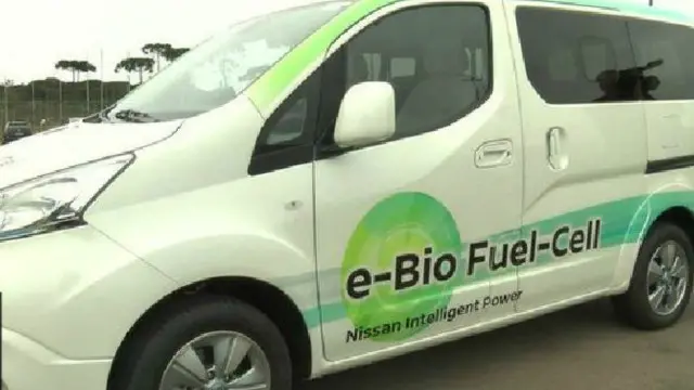 نيسان كشفت مؤخرا عن نموذج سيارة تعمل بخلية وقود من الأكسيد الصلب في البرازيل
