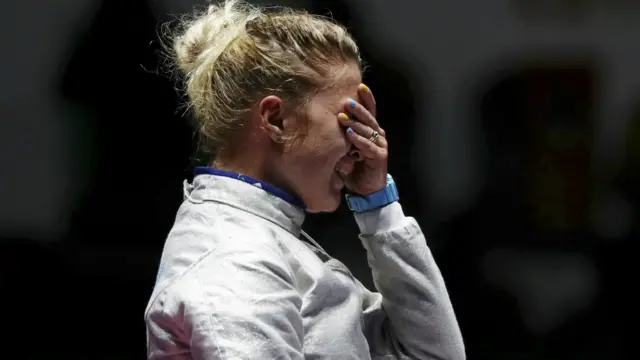 Ольга Харлан виборола бронзову медаль у індивідуальних змаганнях з фехтування на шаблях. У поєдинку за третє місце вона здолала француженку Манон Брюне.