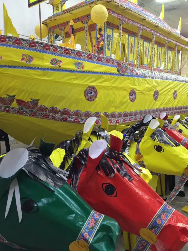 司徒法正提供的照片，顯示一些紙扎嫁妝