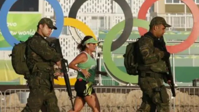 里約奧運會期間部署了特種軍警