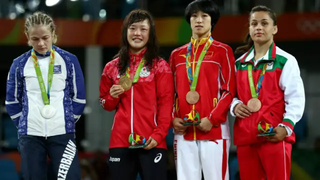 Azərbaycanın gümüş medalçısı, güləşçi Mariya Stadnik 