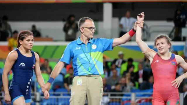 Azərbaycanın bürünc medalçısı, güləşçi Nataliya Şinişin