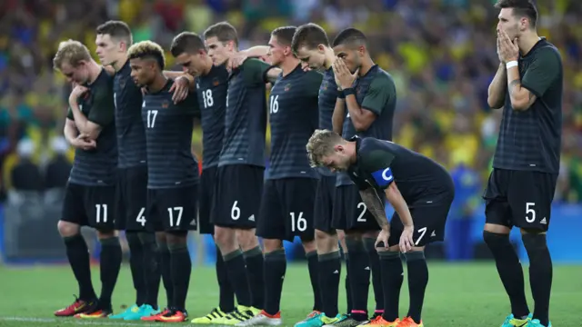 德国队的沮丧表情(20/8/2016)