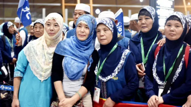 近三年，中国前往沙特朝觐的穆斯林人数在1万4千人左右。