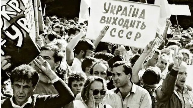 В августе 1991 украинцы надеяться на лучшую жизнь вне СССР