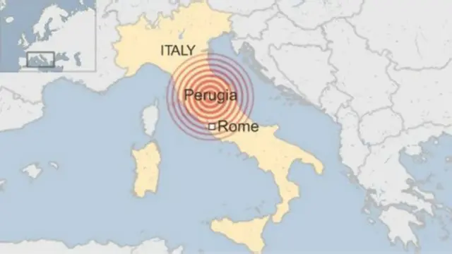 Badan Perlindungan Sipil Italia menggolongkan gempa tersebut sebagai gempa ‘parah’. 