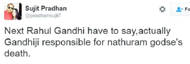 राहुल गांधी के बयान पर सोशल मीडिया में प्रतिक्रिया