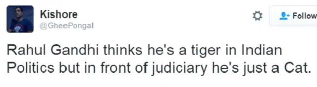 राहुल गांधी के बयान पर सोशल मीडिया में प्रतिक्रिया