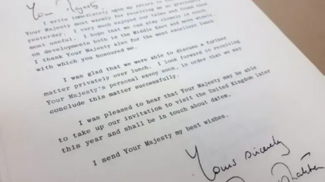 خطاب رئيسة الوزراء للعاهل السعودي ألمح إلى مناقشة أمور أخرى