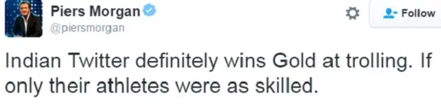 पीयर्स मोर्गन की टिप्पणी